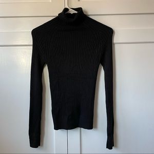 NEW Dynamite Black Turtleneck Ribbed Sweater